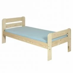 ID Kids Lits Enfant Pack Lit Avec Matelas 90x190 Cm Bois Massif