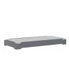 ID Kids Lits Enfant Pack Lit Empilable Avec Matelas 90x190 Cm Bois Massif Gris