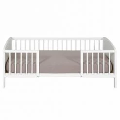 ID Kids Lits Enfant Pack Lit Enfant Avec Matelas 70x140 Cm Bois Massif Blanc -Lits enfant Soldes pack lit enfant avec matelas 70x140 cm bois massif blanc 3