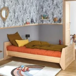 ID Kids Lits Enfant Pack Lit Enfant Avec Matelas 90x190 Cm Bois Massif -Lits enfant Soldes pack lit enfant avec matelas 90x190 cm bois massif 6