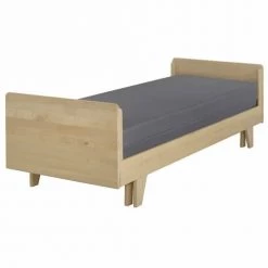 ID Kids Lits Enfant Pack Lit Extensible Avec Matelas 80x200 Cm Bois Massif Bois