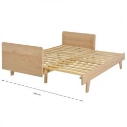 ID Kids Lits Enfant Pack Lit Extensible Avec Matelas 80x200 Cm Bois Massif Bois -Lits enfant Soldes pack lit extensible avec matelas 80x200 cm bois massif bois 4