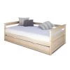 ID Kids Lits Enfant Pack Lit Gigogne Avec 2 Matelas 90x190 Cm Bois Massif