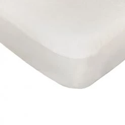 Home Maison Matelas Bébé Et Enfant Protège-matelas Bébé En Bambou Blanc 40x80