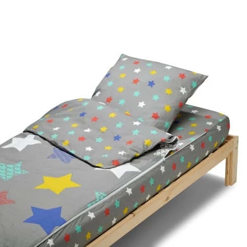 Bleu Câlin Couettes Et Oreillers Bébé Et Enfant Rechange Set Couchage Prêt à Dormir Sans Couette Motif Stars 90x190cm 1 Bleu Câlin Couettes Et Oreillers Bébé Et Enfant Rechange Set Couchage Prêt à Dormir Sans Couette Motif Stars 90x190cm